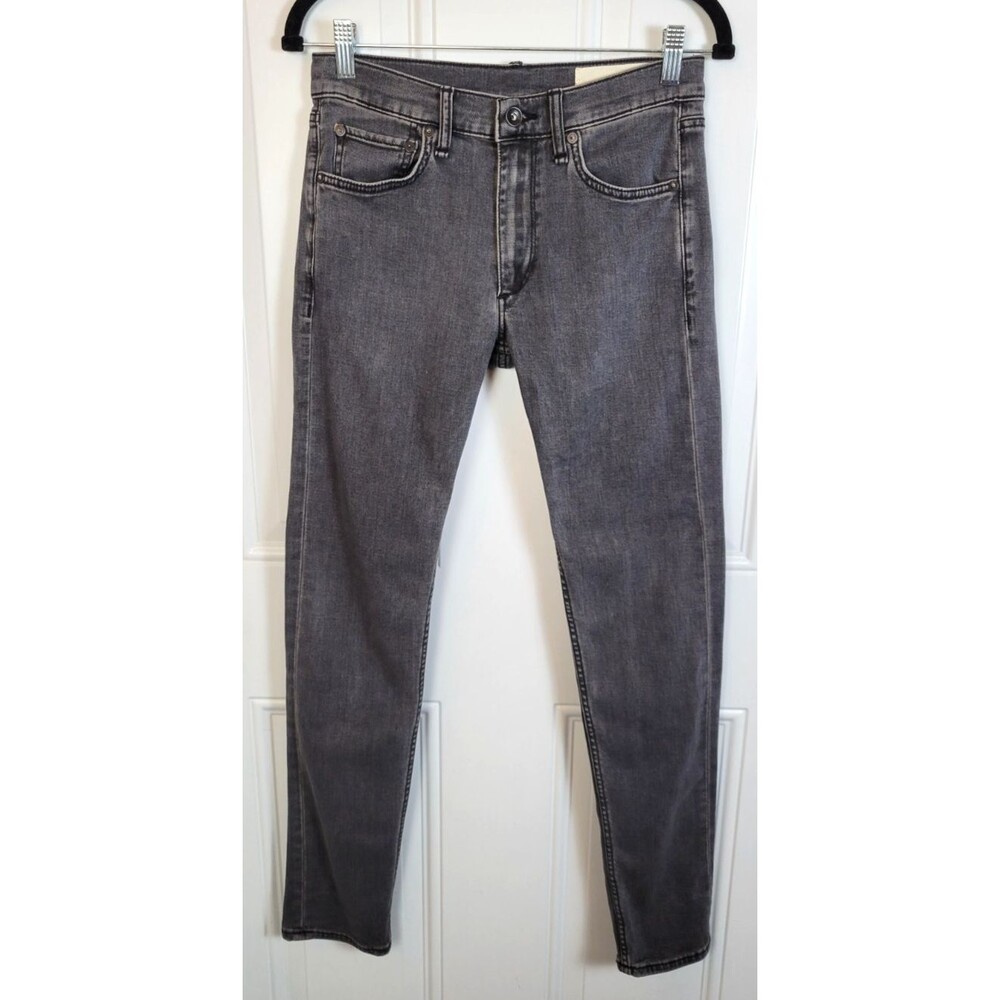 Rag & Bone Mens Fit 2 Slim Jeans Size 28x32 Gray Wash